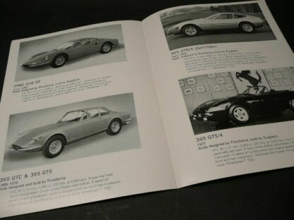 FERRARI Cars von 1959 bis 1973 ORIGINAL Broschüre Maranello Concessionaires LTD – Bild 7