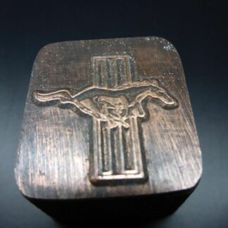 Ford MUSTANG Stempel Rarität Logo Schild Vintage SIEGEL original Emblem selten