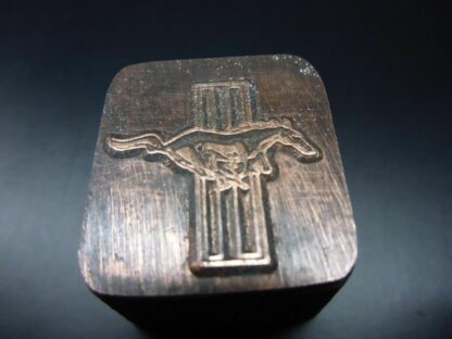 Ford MUSTANG Stempel Rarität Logo Schild Vintage SIEGEL original Emblem selten