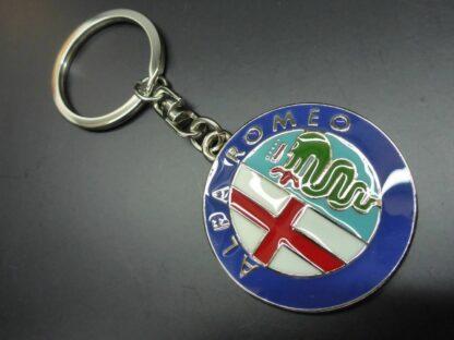 NEU 1x für Alfa Romeo Schlüsselanhänger Keychain Schlüssel Ring Emblem Logo