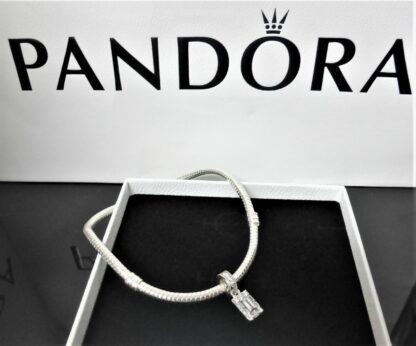 NEU Anhänger PANDORA S925 ALE OVP Funkelnder Quadratischer Luminous Ice 397543CZ – Bild 3