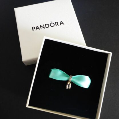NEU Anhänger PANDORA S925 ALE OVP Funkelnder Quadratischer Luminous Ice 397543CZ – Bild 8