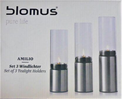 NEU OVP 3er BLOMUS Pure Life Amilio 3er Set Windlichter Tischdeko Teelichter SET – Bild 4