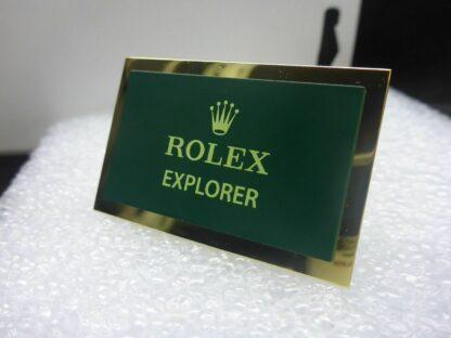 NEU ROLEX   EXPLORER   Aufsteller ORIGINAL Schild Logo Emblem EXLUSIV Display – Bild 4