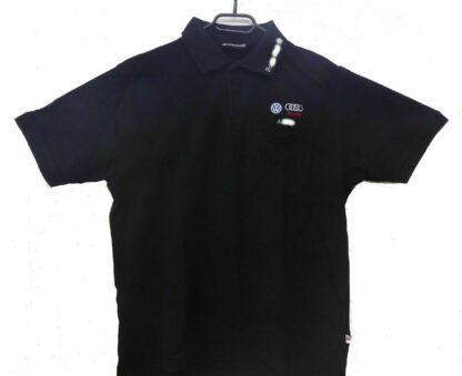 Shirt ORIGINAL Gr. L schwarz mit Logo Emblem VW Audi Mitarbeiter T-Shirt SELTEN