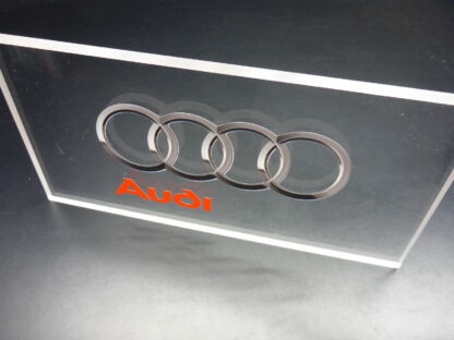 für Audi Plexiglas Tür und Hausschild NEU Logo Emblem EXLUSIV Namensschild groß – Bild 7