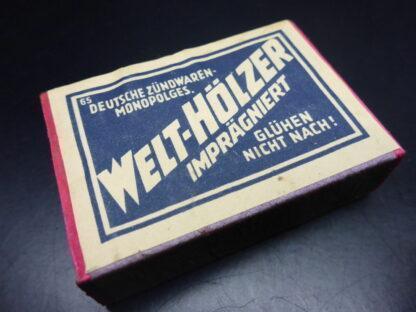 neu WELTHÖLZER original Streichhölzer Zündhölzer Welthölzer Streichholzschachtel – Bild 3