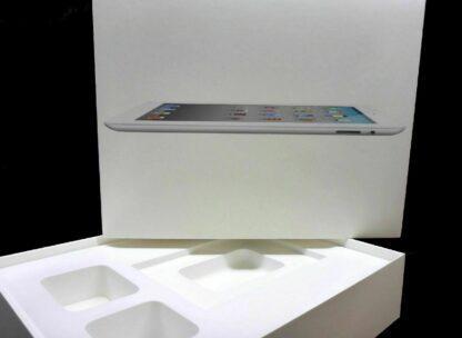 nur VERPACKUNG für iPad 2 Wi-Fi 3G 16GB WEIß *ohne iPad* Box Schachtel Apple